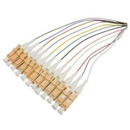 ADD-ON This Is A 1M Splice 12-Strand Multicolored Riser-Rated Fiber Pigtail ADD-PT12-1MLC-OM1